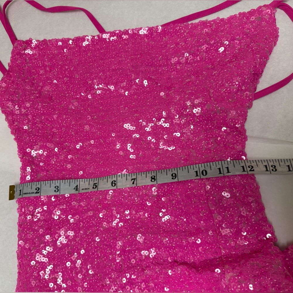 Faeriesty Spaghetti Straps Backless Split Thigh S… - image 5